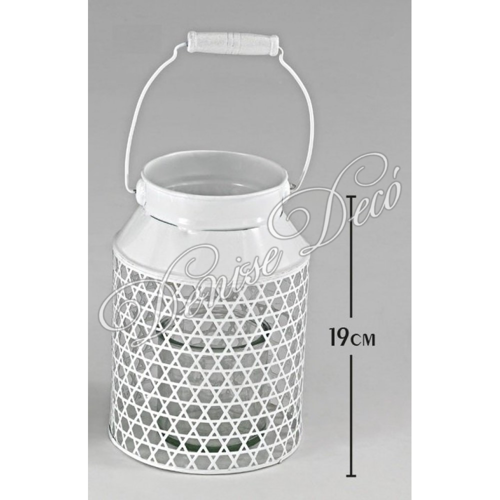 ΜΕΤΑΛΛΙΚΟ VINTAGE ΦΑΝΑΡΙ 19εκ 2 - Denise Deco Φαναρι βινταζ