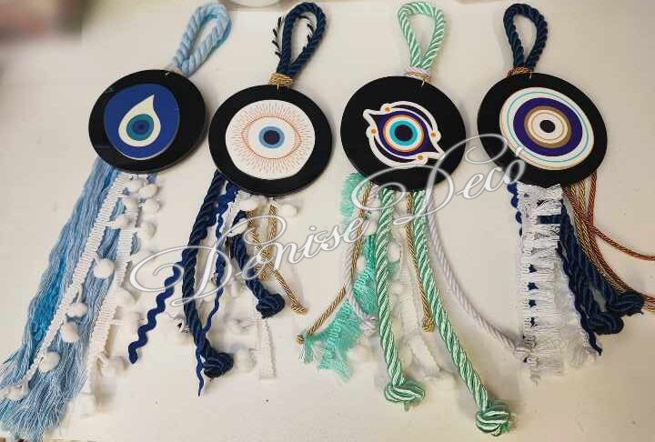 Plexi Μαυρα γουρια Σετ/4 1 - Denise Deco Plexi Μαυρα γουρια Σετ/4