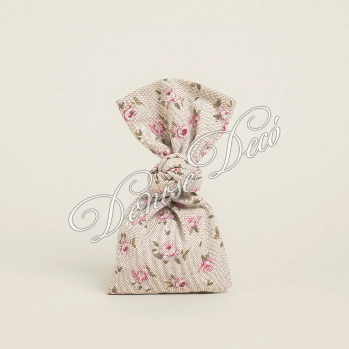 Μπομπονιερα Πουγκι Φλοραλ 12Χ38 1 - Denise Deco Μπομπονιερα Πουγκι Μινι Φλοραλ 12Χ38