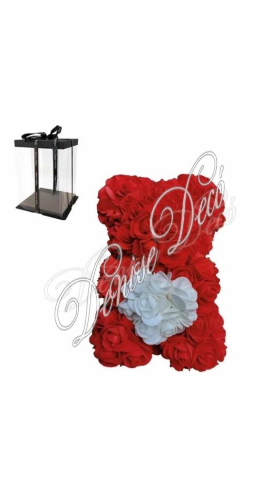 Αρκουδος Καρδια Rosebear 40 εκ