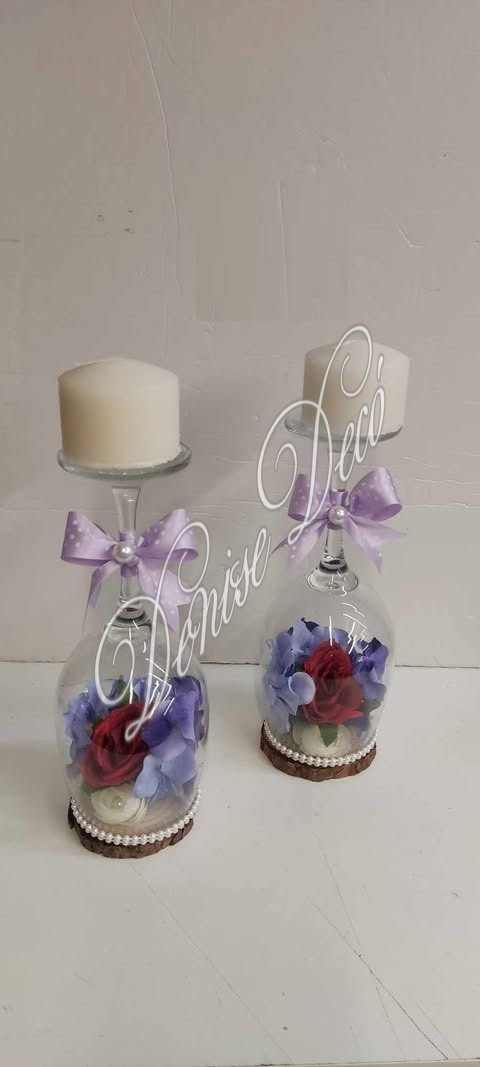 Διακοσμητικο σετ ποτηριων 01 1 - Denise Deco Διακοσμητικο σετ ποτηριων 01