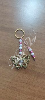 Μπρελοκ πεταλουδα στρας-1 1 - Denise Deco Μπρελοκ πεταλουδα στρας-1