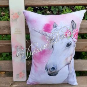 Λαμπαδα μαξιλαρι σετ Μονοκερος