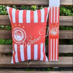 Λαμπαδα μαξιλαρι σετ Ολυμπιακος