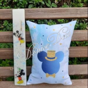 Λαμπαδα μαξιλαρι σετ Μικυ