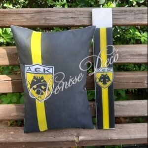Λαμπαδα μαξιλαρι σετ ομαδας AEK