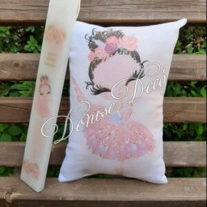 Λαμπαδα μαξιλαρι σετ Μπαλαρινα