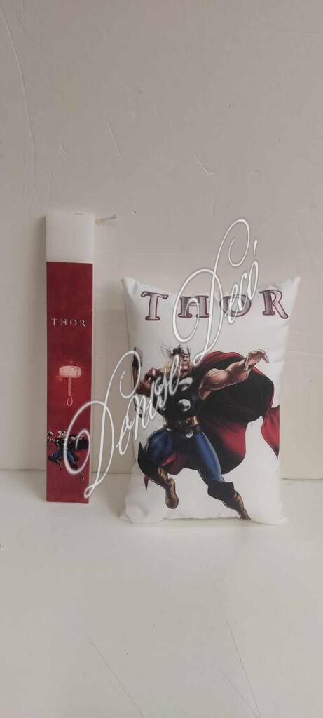 Λαμπαδα μαξιλαρι σετ Thor